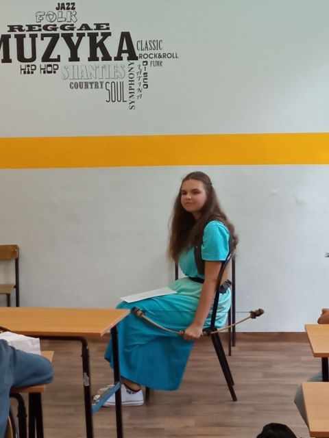 Wizyta bohaterów literackich w klasie 8a