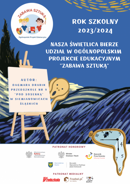 Plakat Zabawa Sztuką