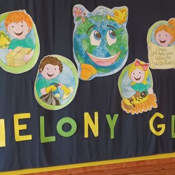 zielony glob