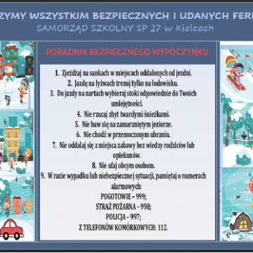 kartka z życzeniami od Samorządu