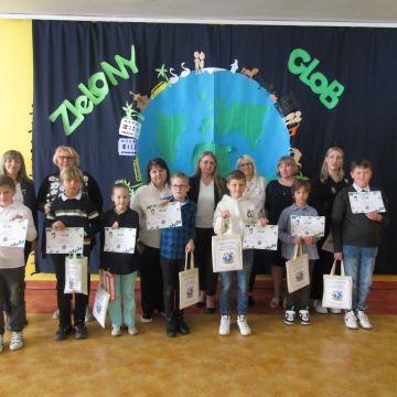 zielony glob